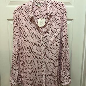 Beachlunchlounge Red Poppy Print Shirt